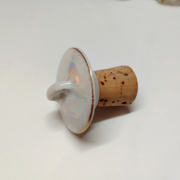 CLEARANCE Antique Oil & Vinegar Cruet Set Lustreware Victoria Czecho-Slovakia - Picture 9 of 15